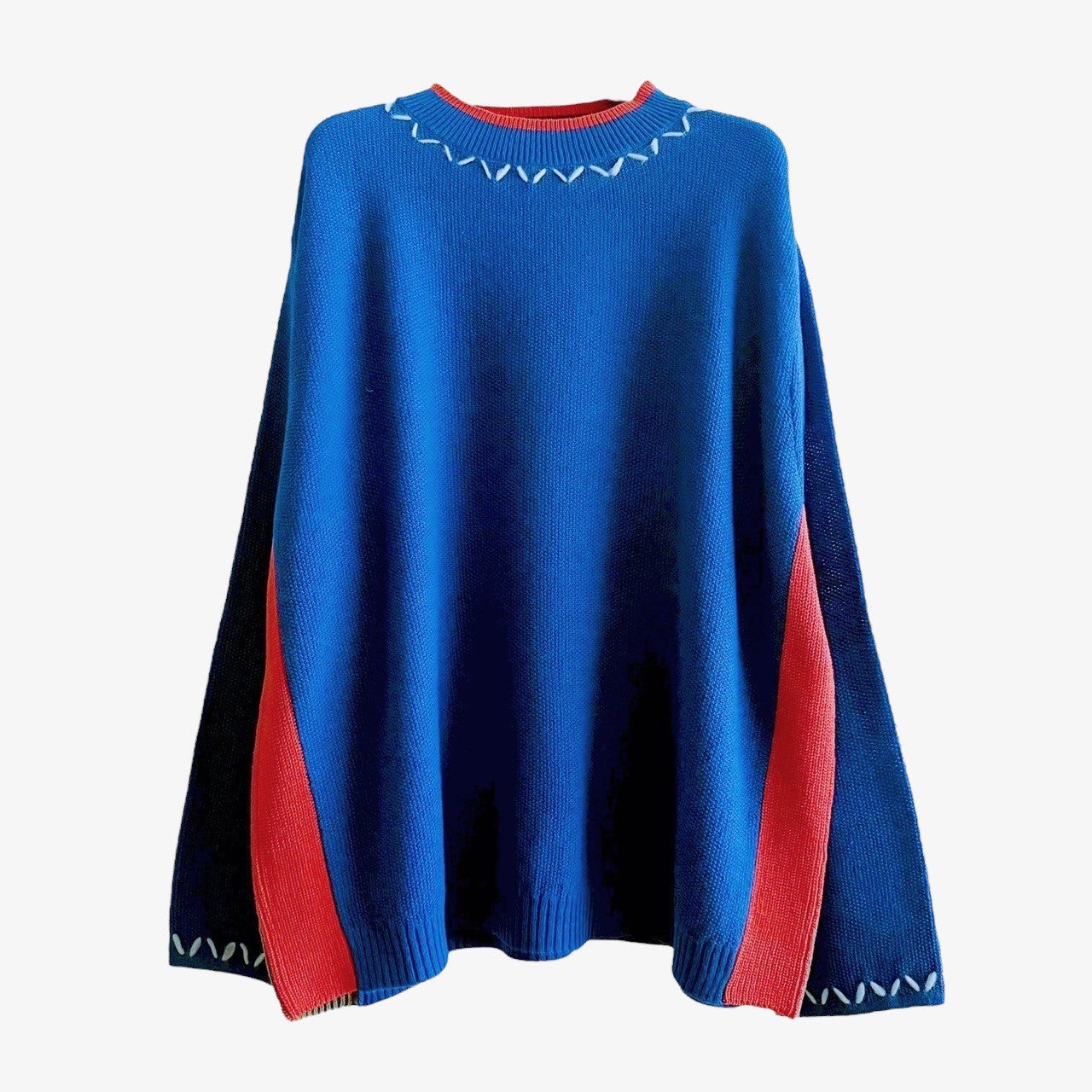 【PRE-ORDER】CONTRAST PANEL KNIT TOP