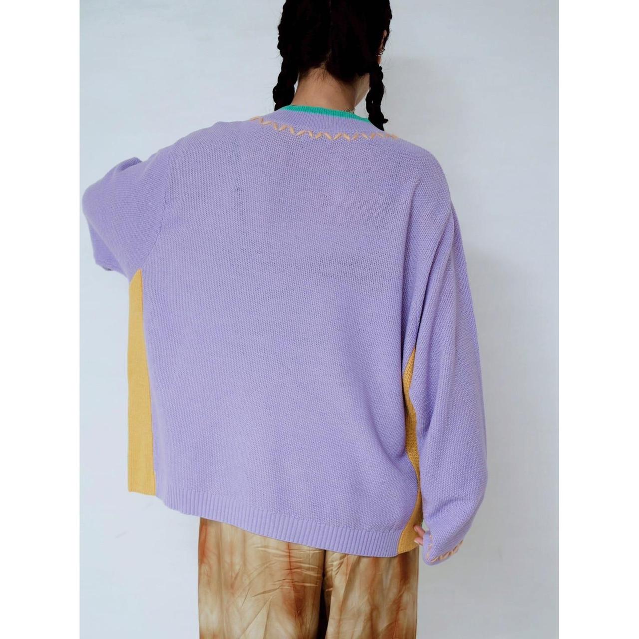 【PRE-ORDER】CONTRAST PANEL KNIT TOP