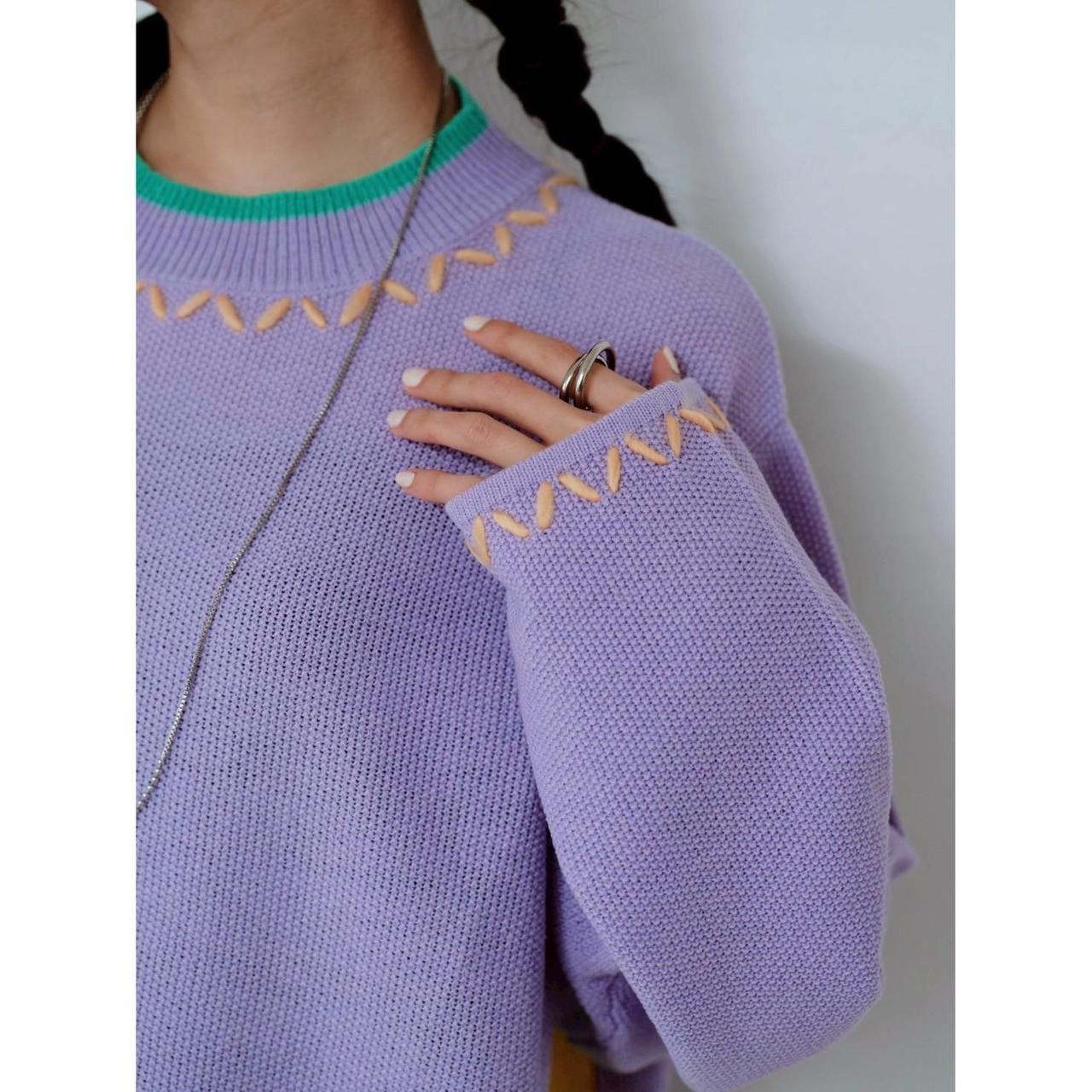 【PRE-ORDER】CONTRAST PANEL KNIT TOP