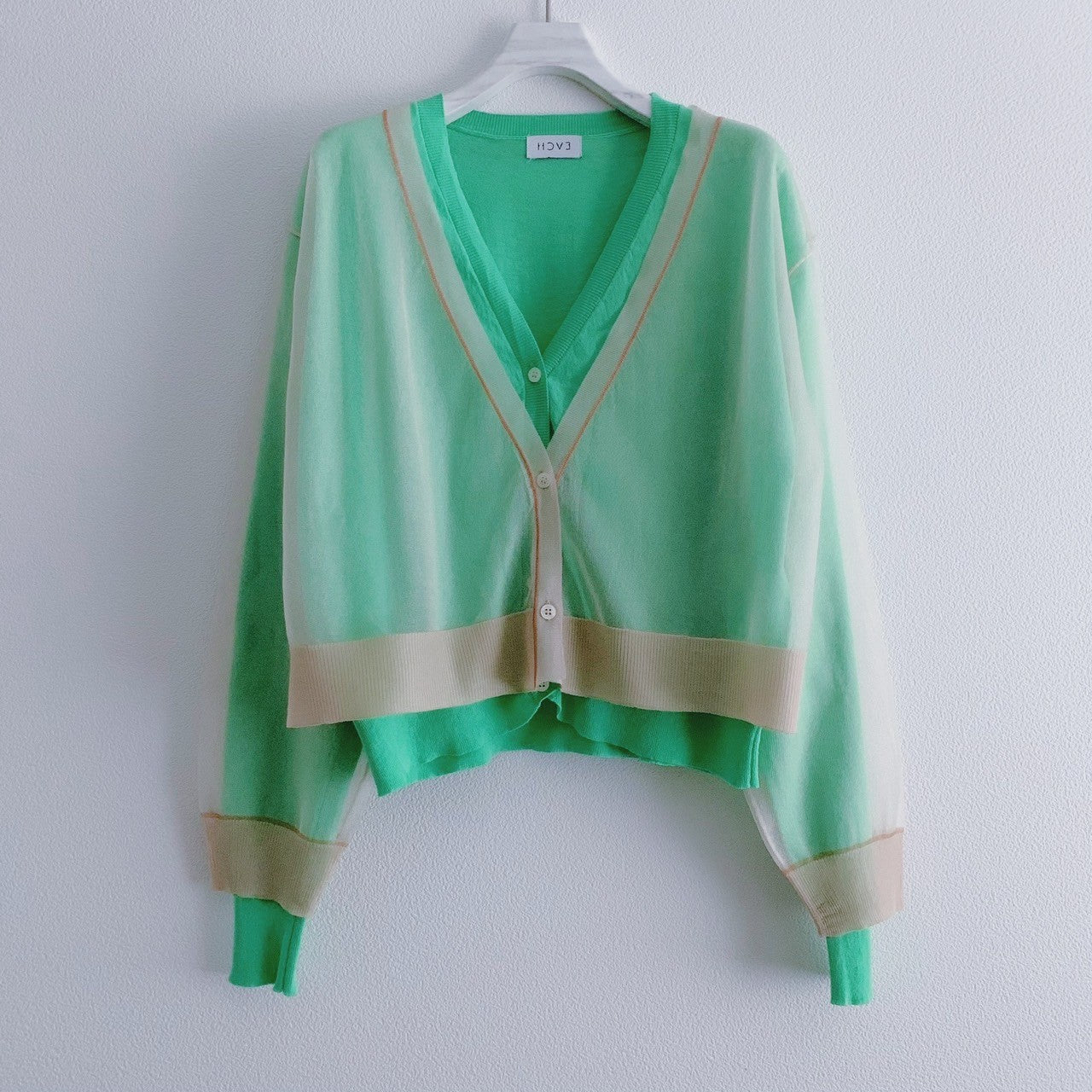 LAYERED KNIT CARDIGAN