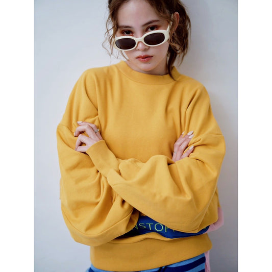 【PRE-ORDER】LOGO PANEL SWEAT TOP