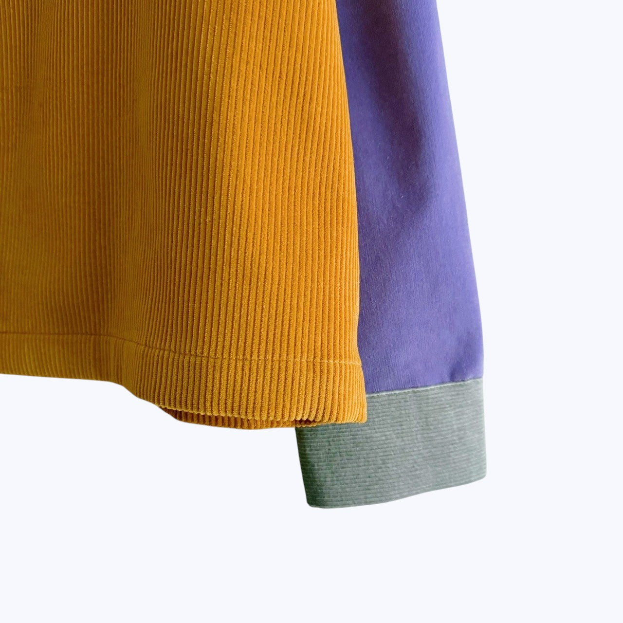 COLOR BLOCK CORDUROY SHIRT