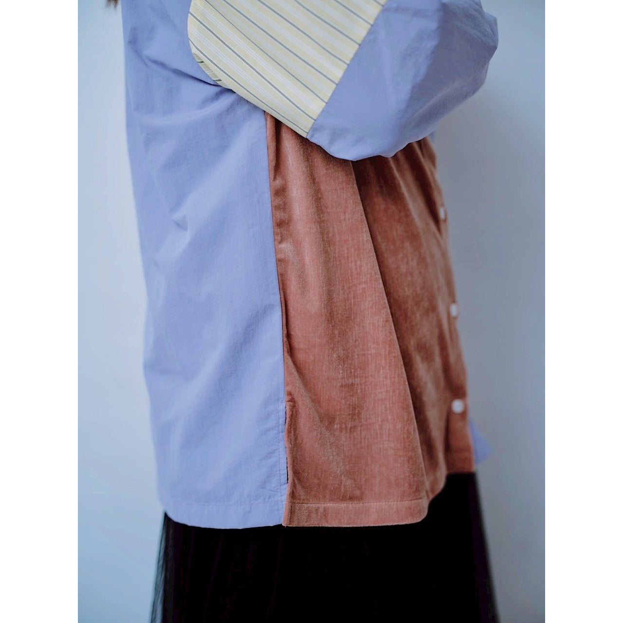 【PRE-ORDER】MIXED PANEL SHIRT