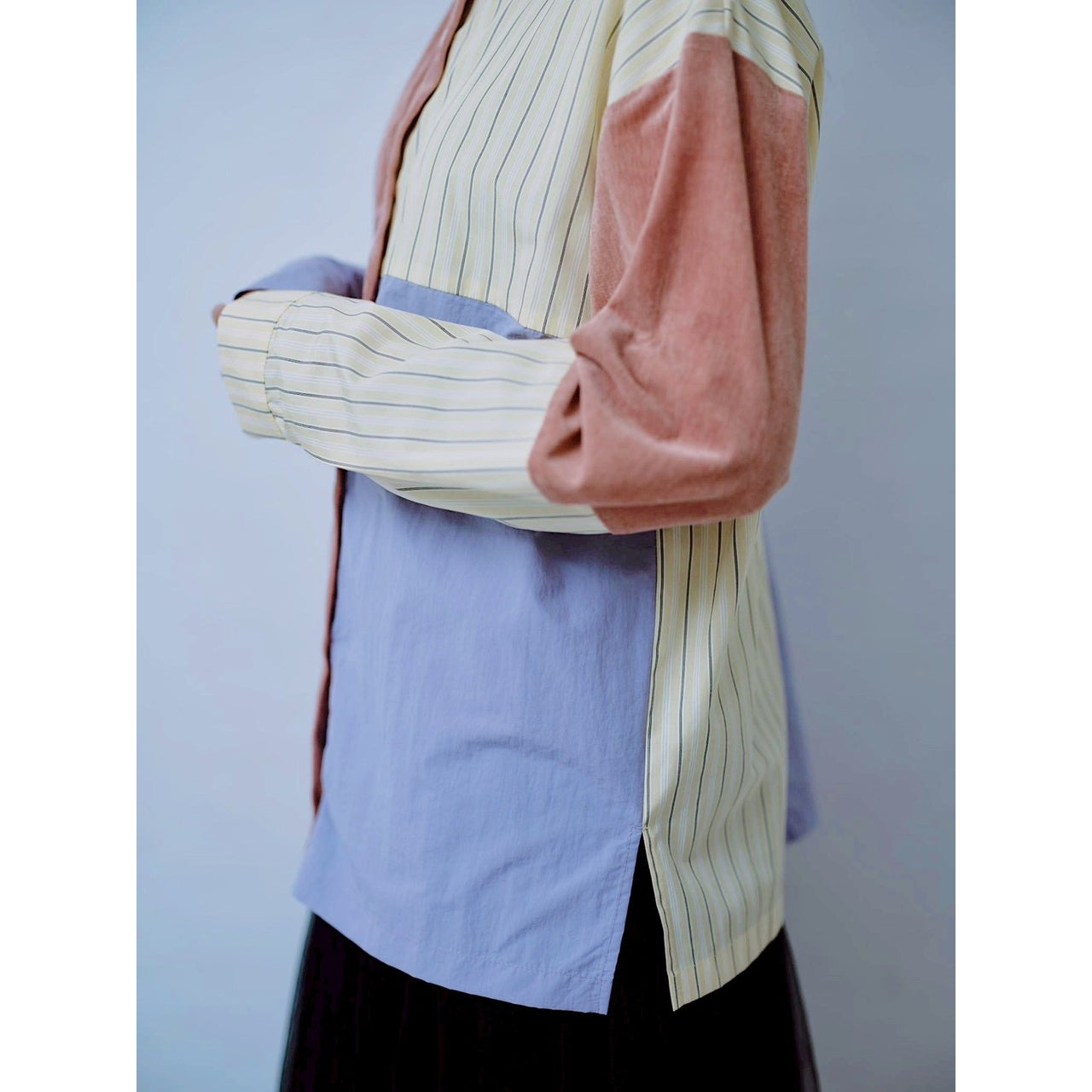 【PRE-ORDER】MIXED PANEL SHIRT
