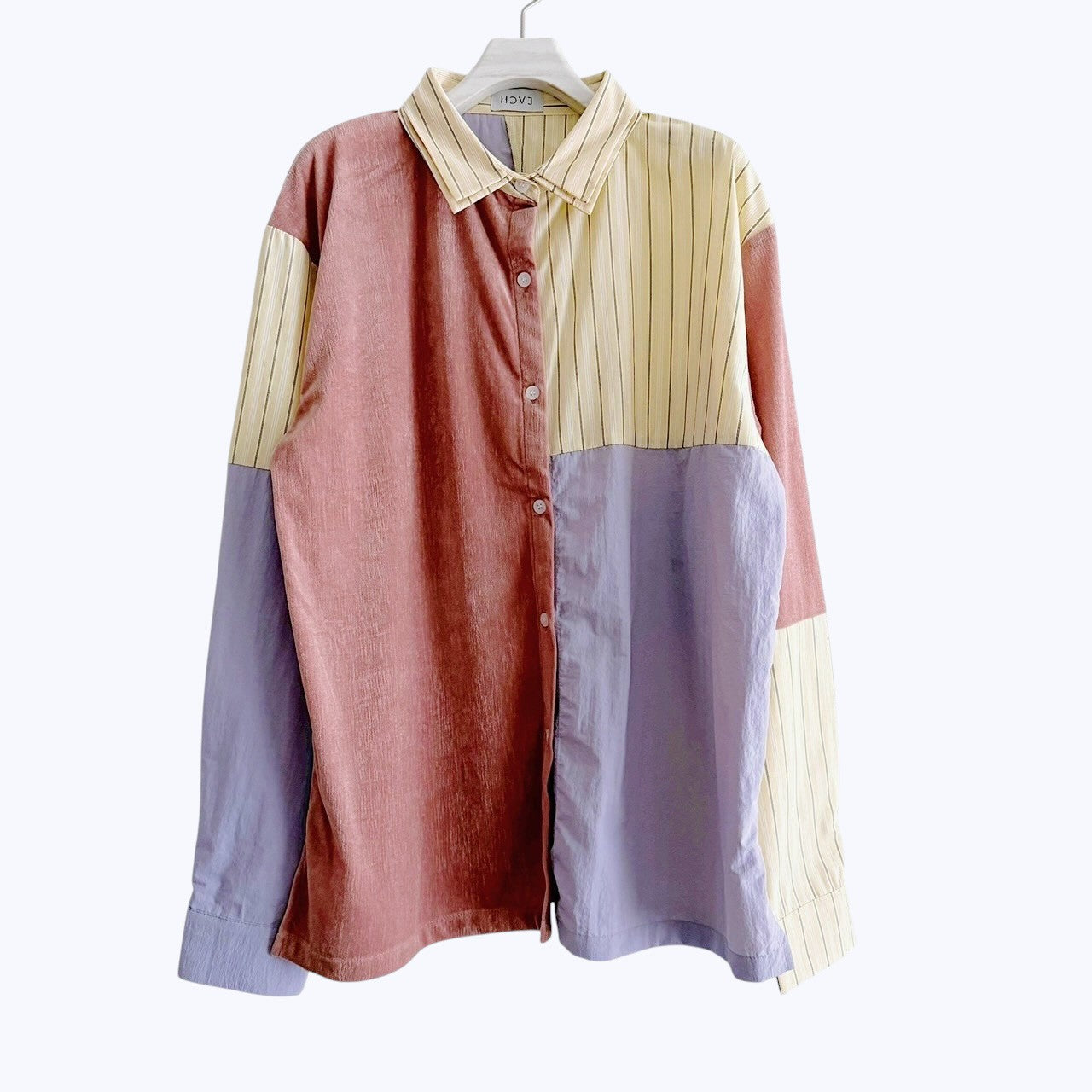 【PRE-ORDER】MIXED PANEL SHIRT
