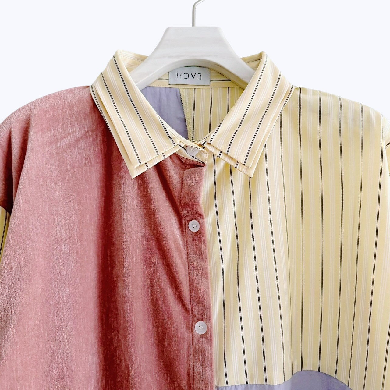【PRE-ORDER】MIXED PANEL SHIRT