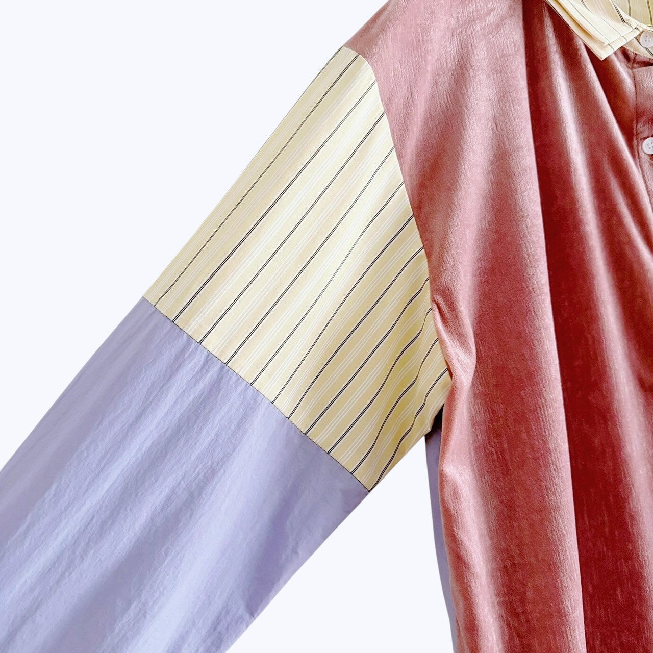 【PRE-ORDER】MIXED PANEL SHIRT
