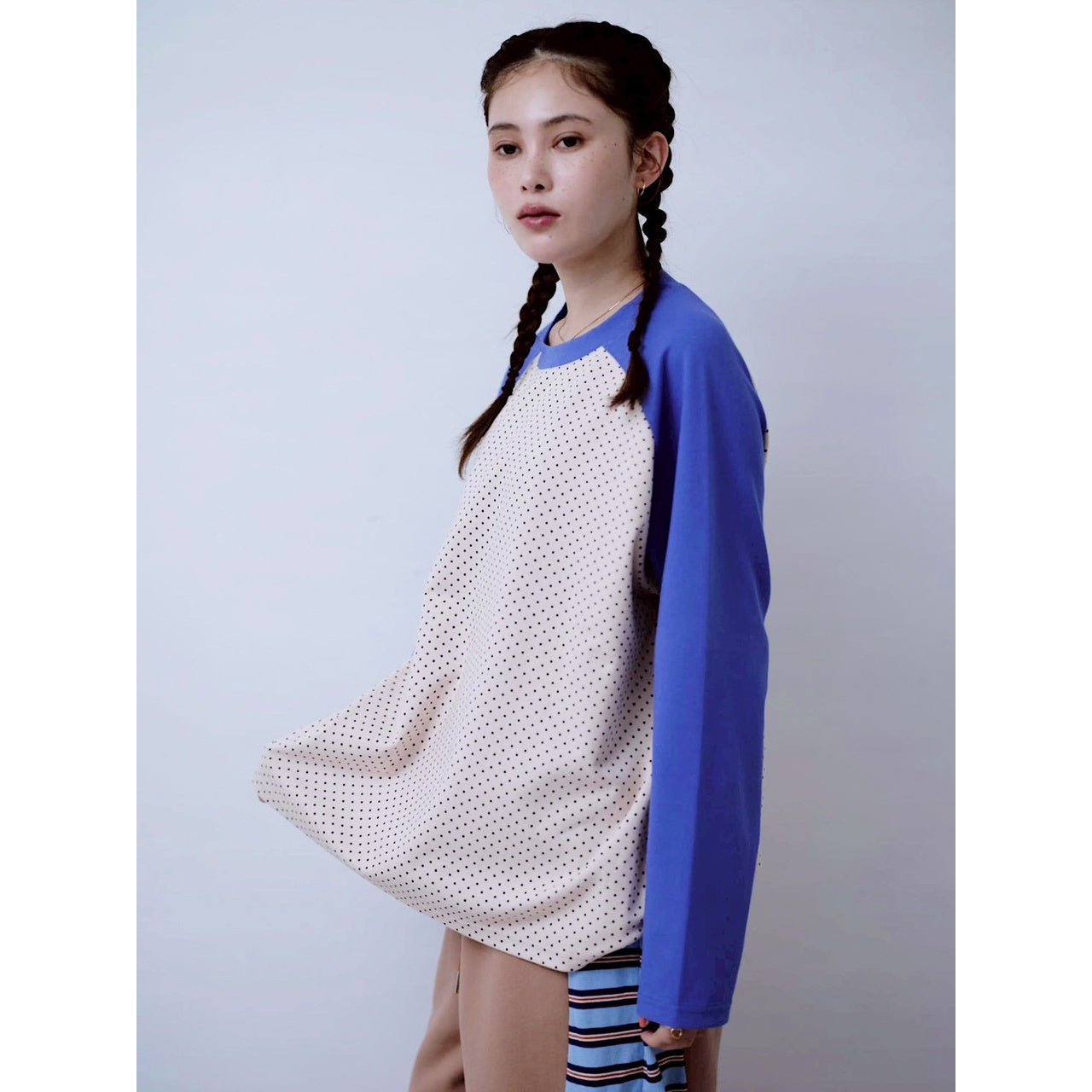 【PRE-ORDER】DOT RAGLAN TOP