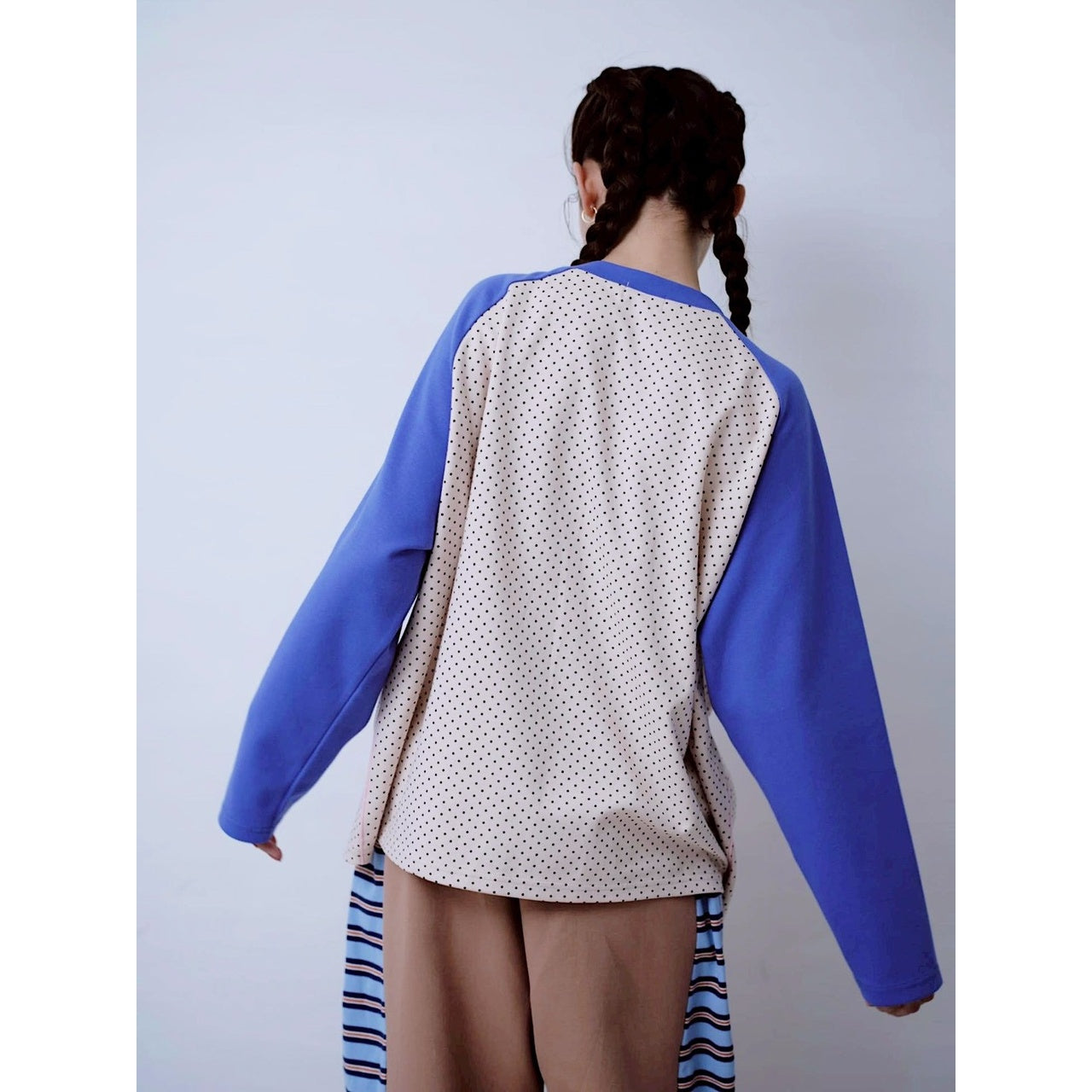 【PRE-ORDER】DOT RAGLAN TOP