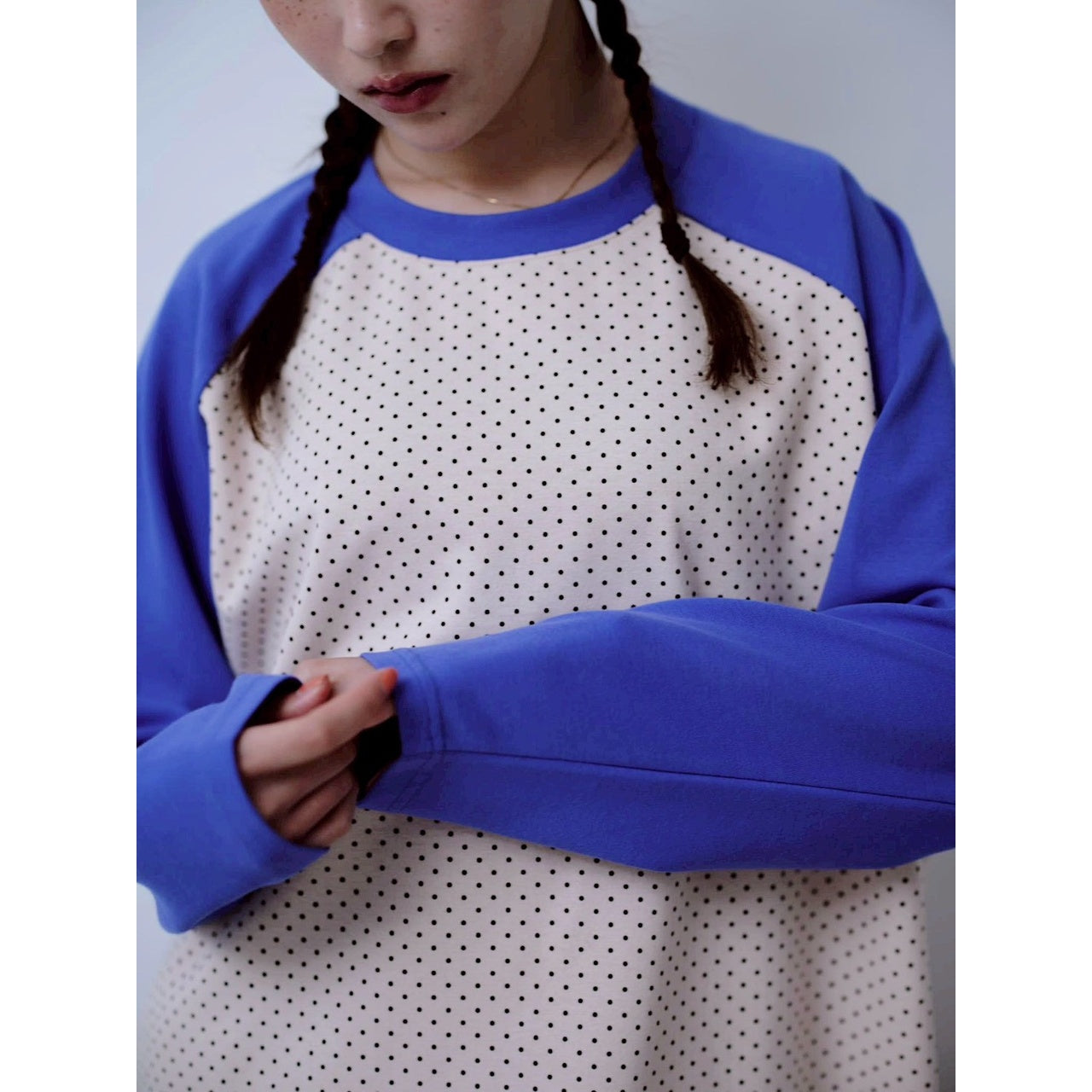 【PRE-ORDER】DOT RAGLAN TOP