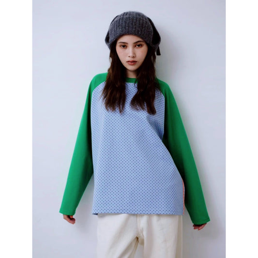 【PRE-ORDER】DOT RAGLAN TOP