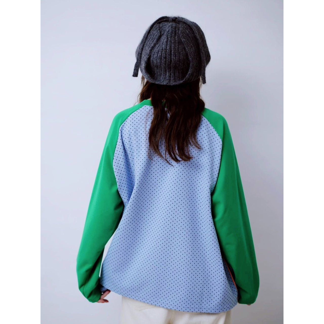 【PRE-ORDER】DOT RAGLAN TOP