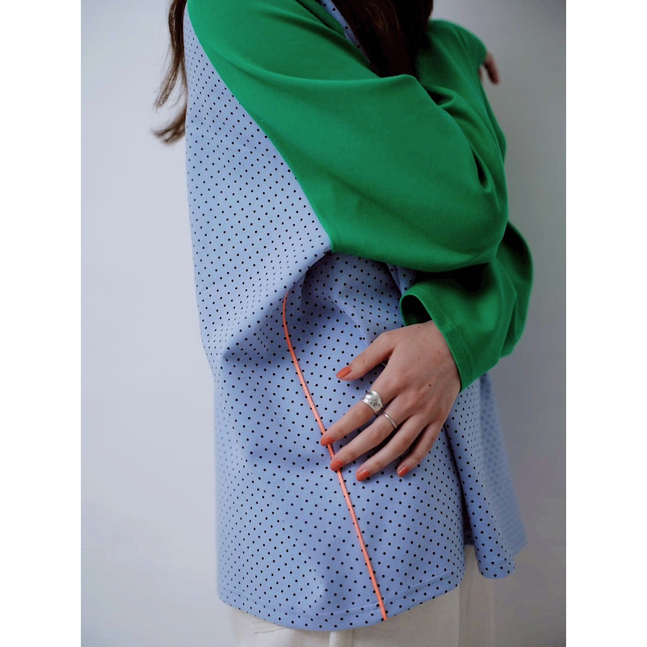 【PRE-ORDER】DOT RAGLAN TOP
