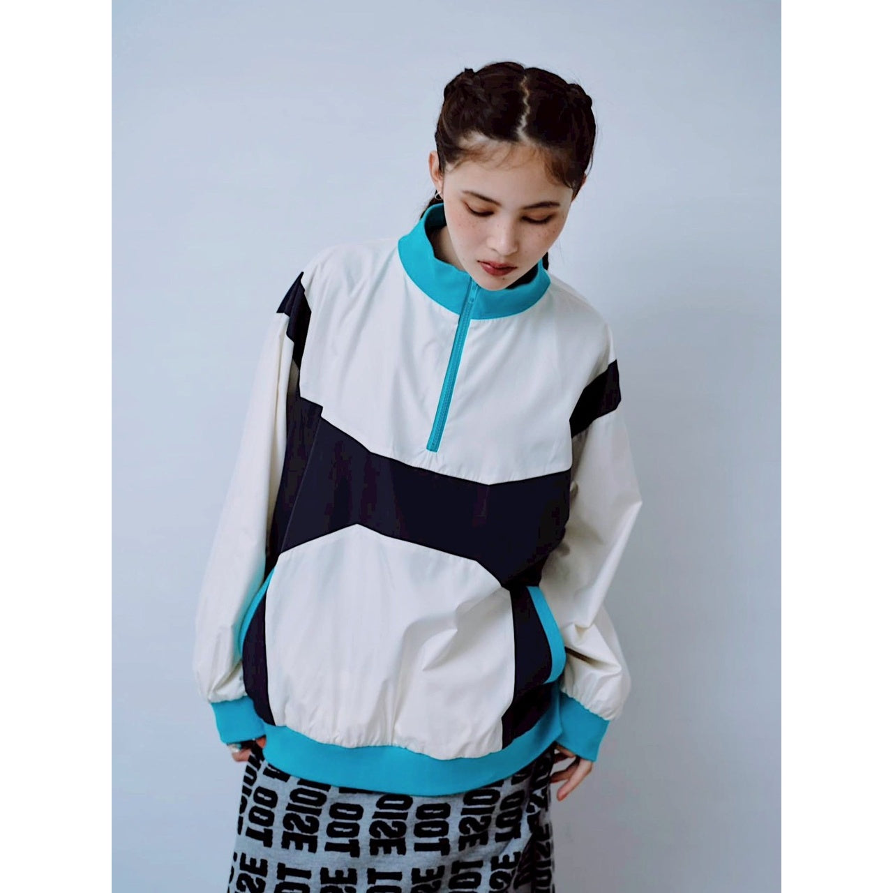 【PRE-ORDER】HALF ZIP TRACK JACKET