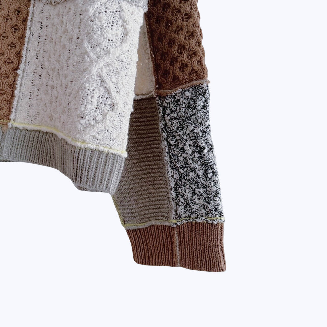 【PRE-ORDER】PATCHWORK KNIT PULLOVER