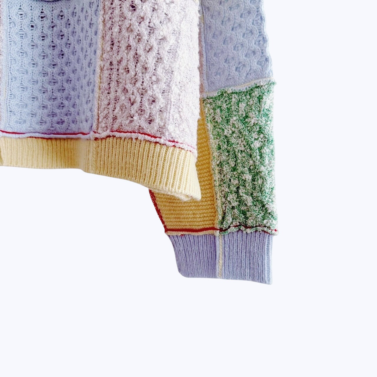 【PRE-ORDER】PATCHWORK KNIT PULLOVER