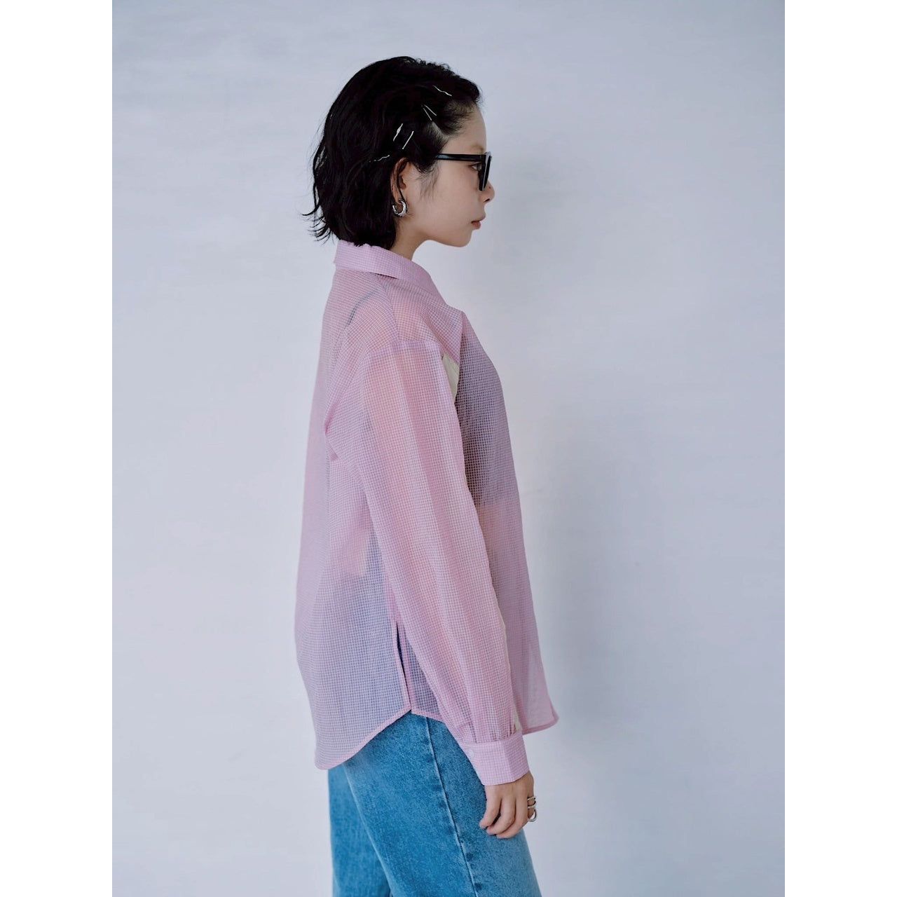 【PRE-ORDER】SHEER CHECK SHIRT