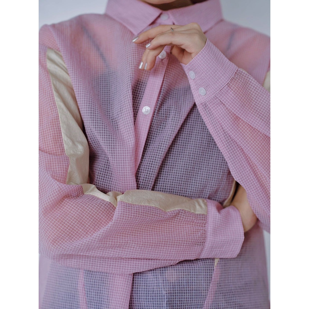 【PRE-ORDER】SHEER CHECK SHIRT