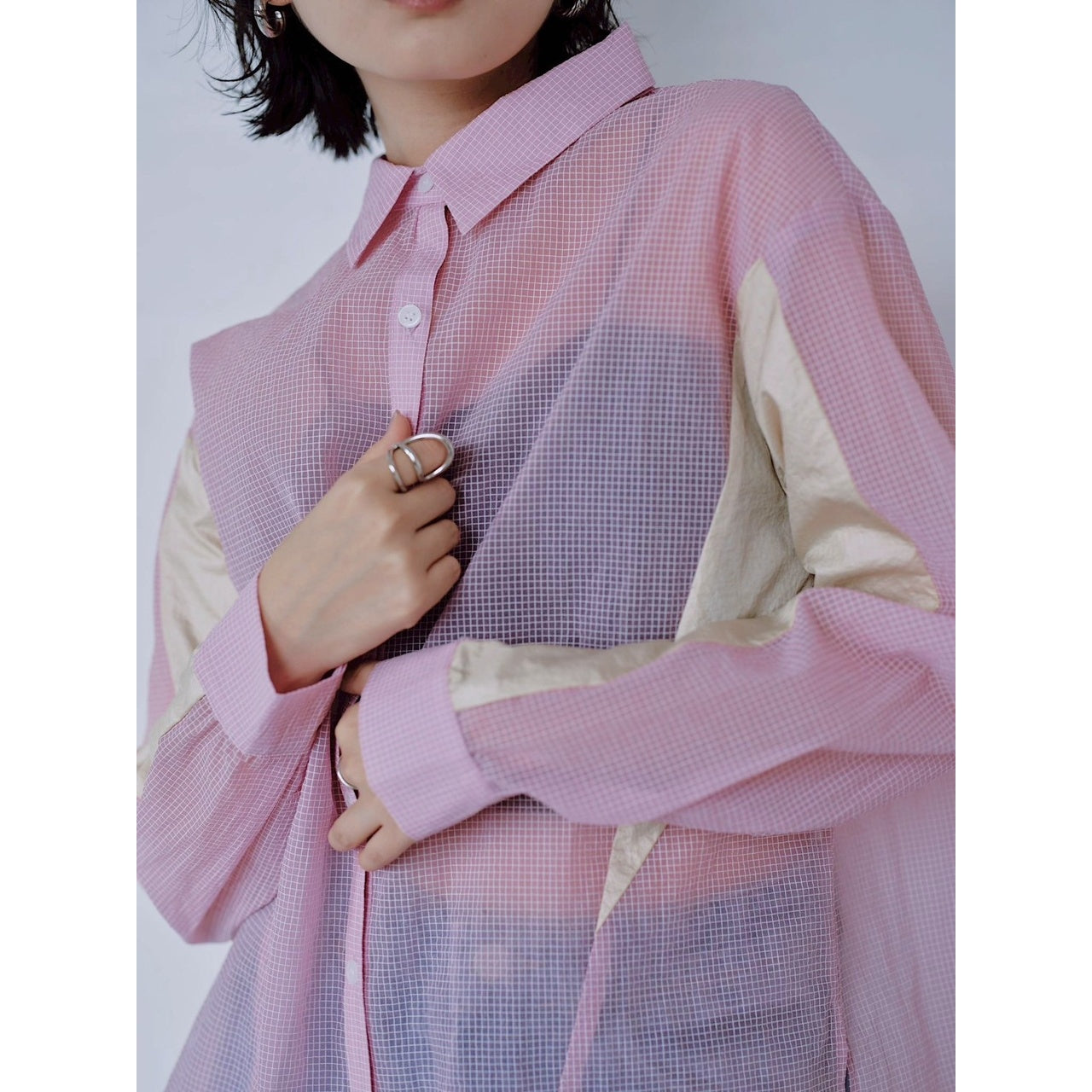 【PRE-ORDER】SHEER CHECK SHIRT