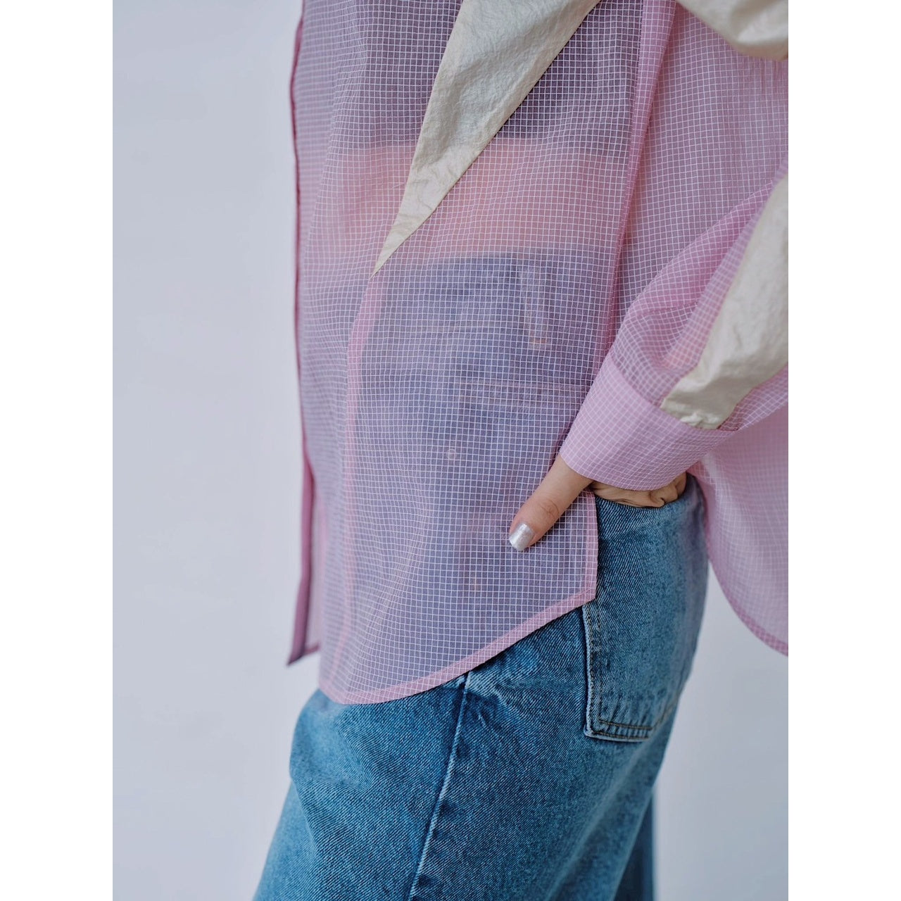 【PRE-ORDER】SHEER CHECK SHIRT