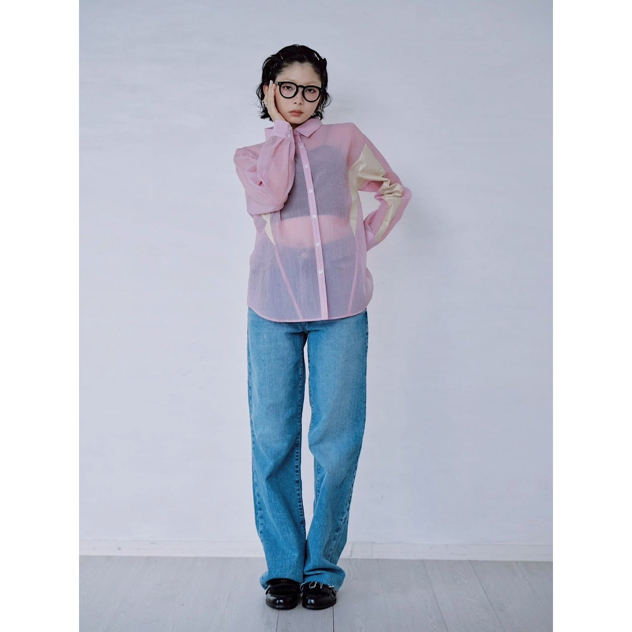 【PRE-ORDER】SHEER CHECK SHIRT