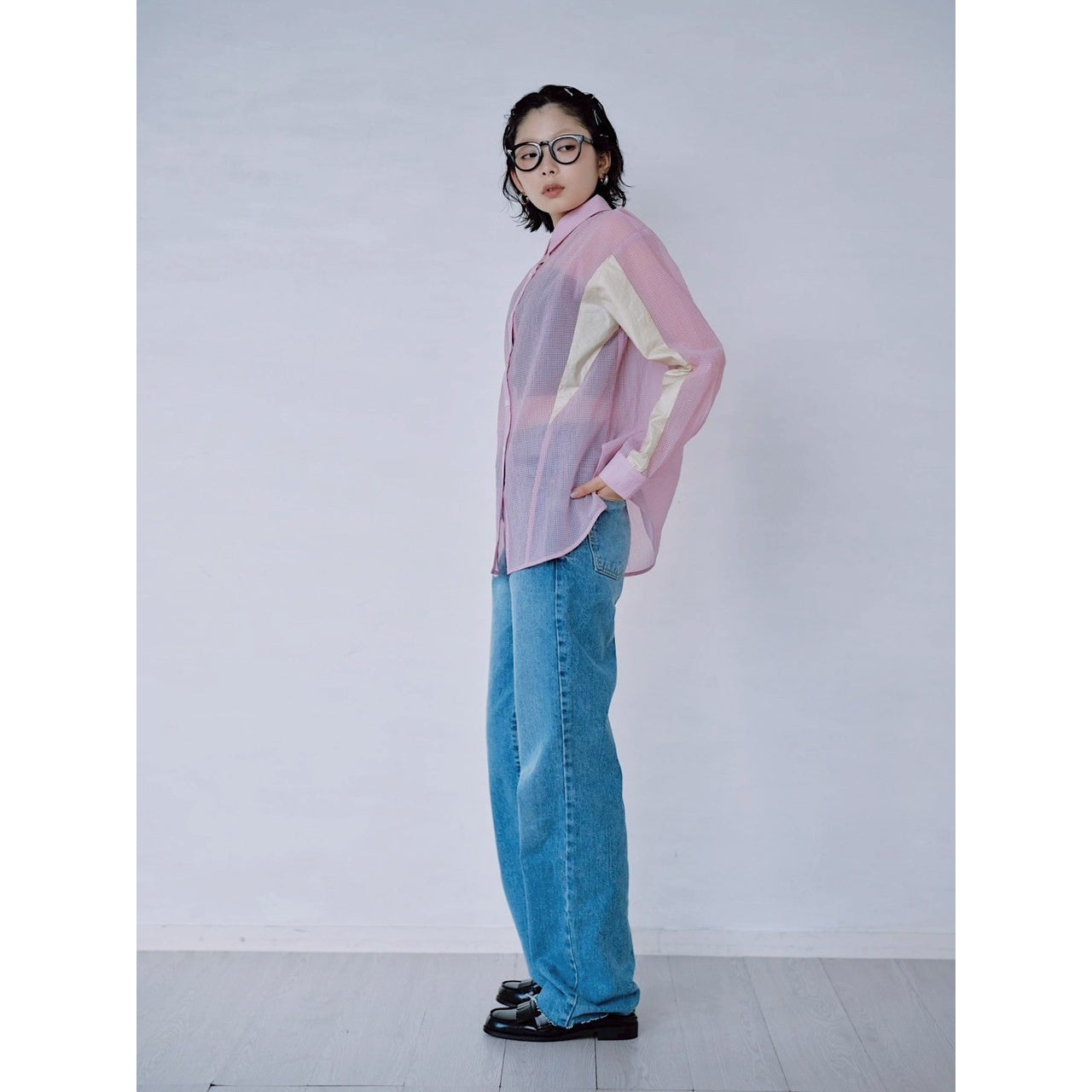 【PRE-ORDER】SHEER CHECK SHIRT