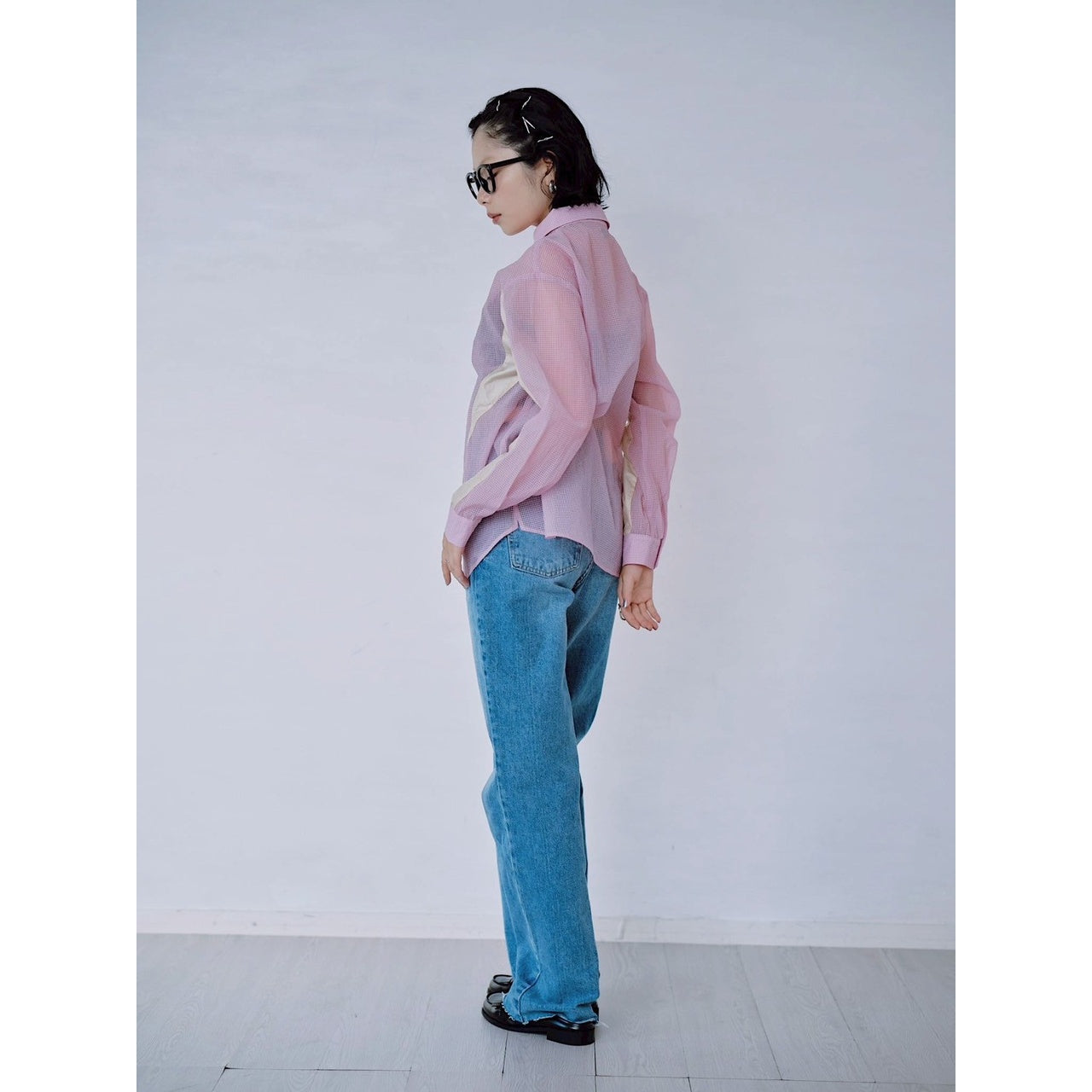 【PRE-ORDER】SHEER CHECK SHIRT