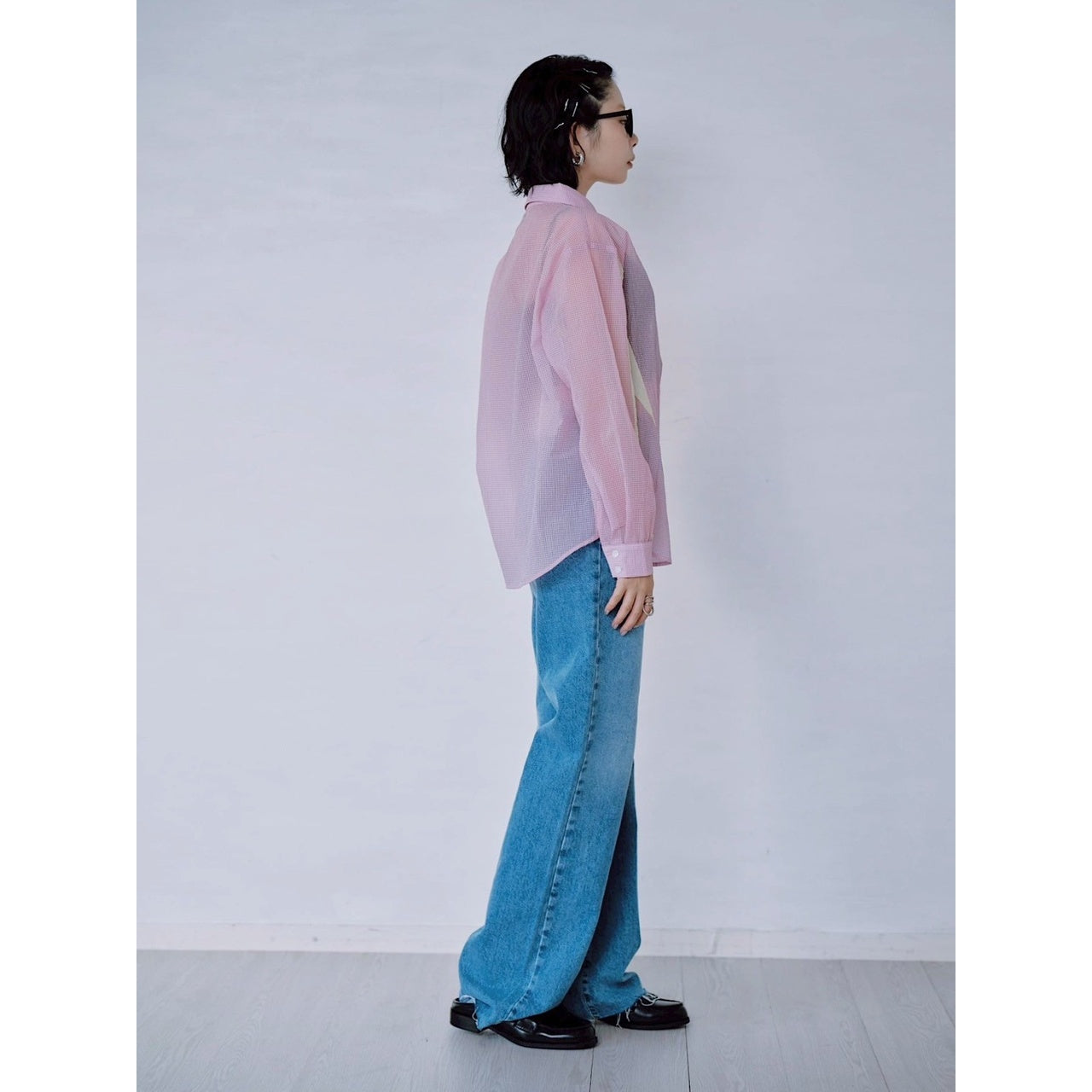 【PRE-ORDER】SHEER CHECK SHIRT