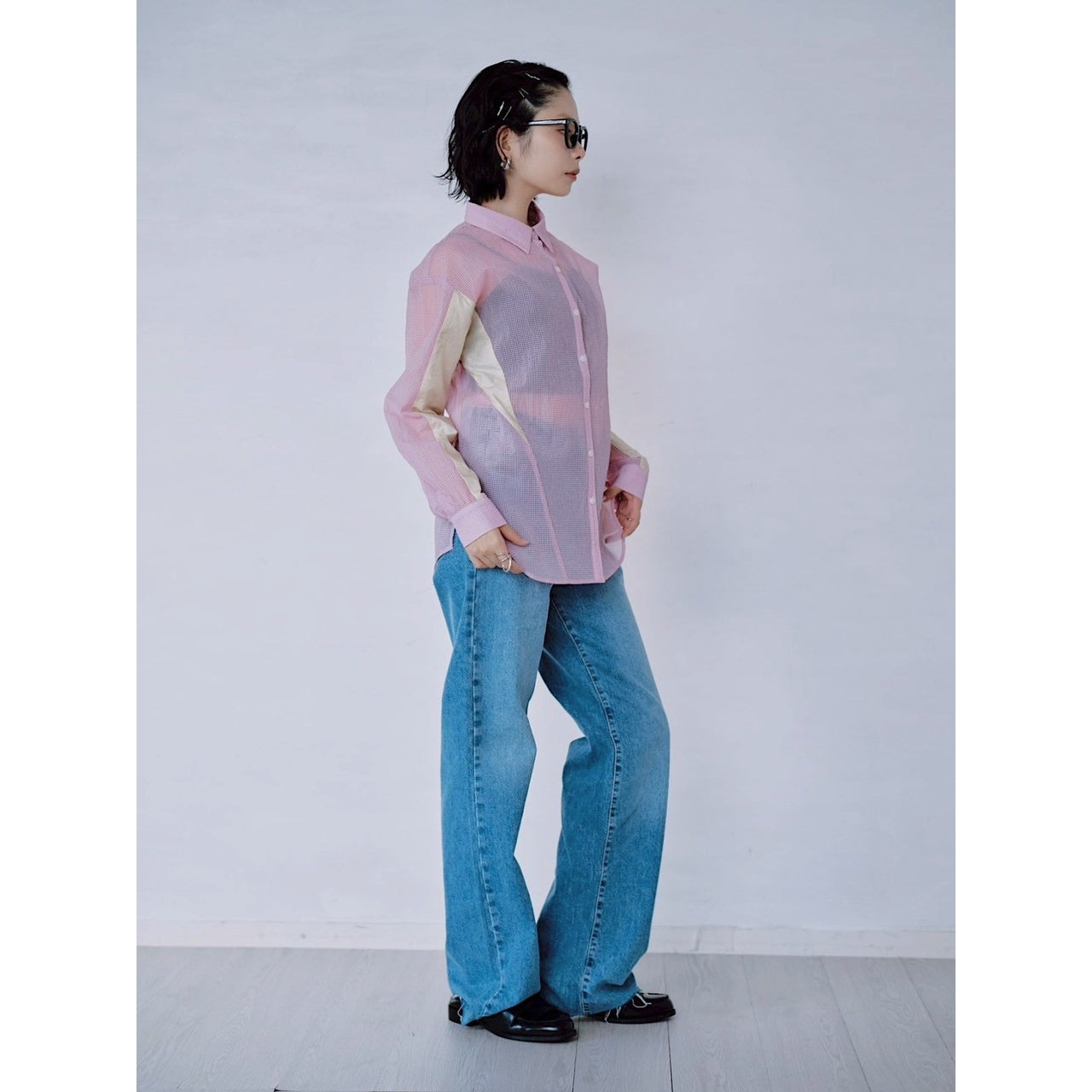 【PRE-ORDER】SHEER CHECK SHIRT