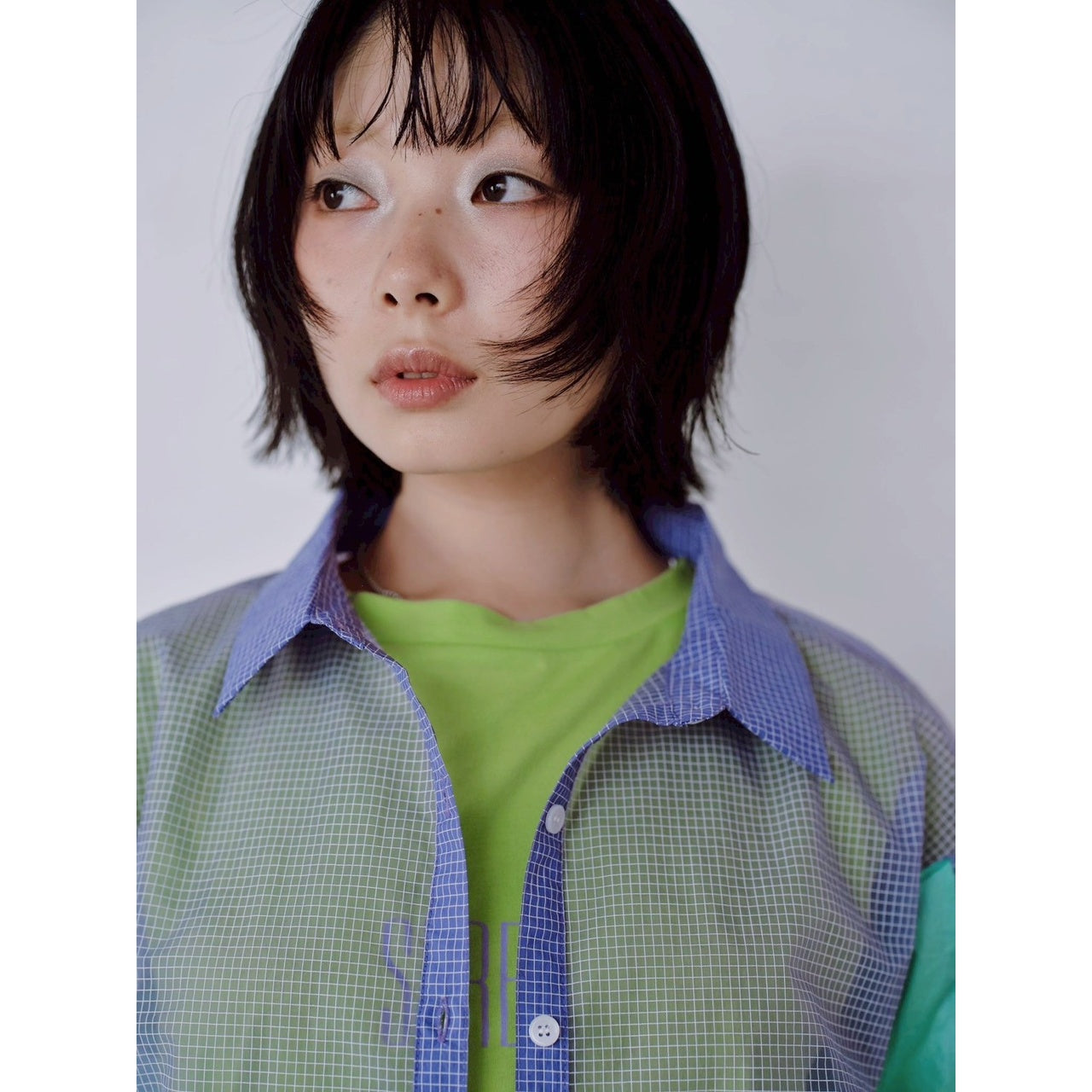 【PRE-ORDER】SHEER CHECK SHIRT