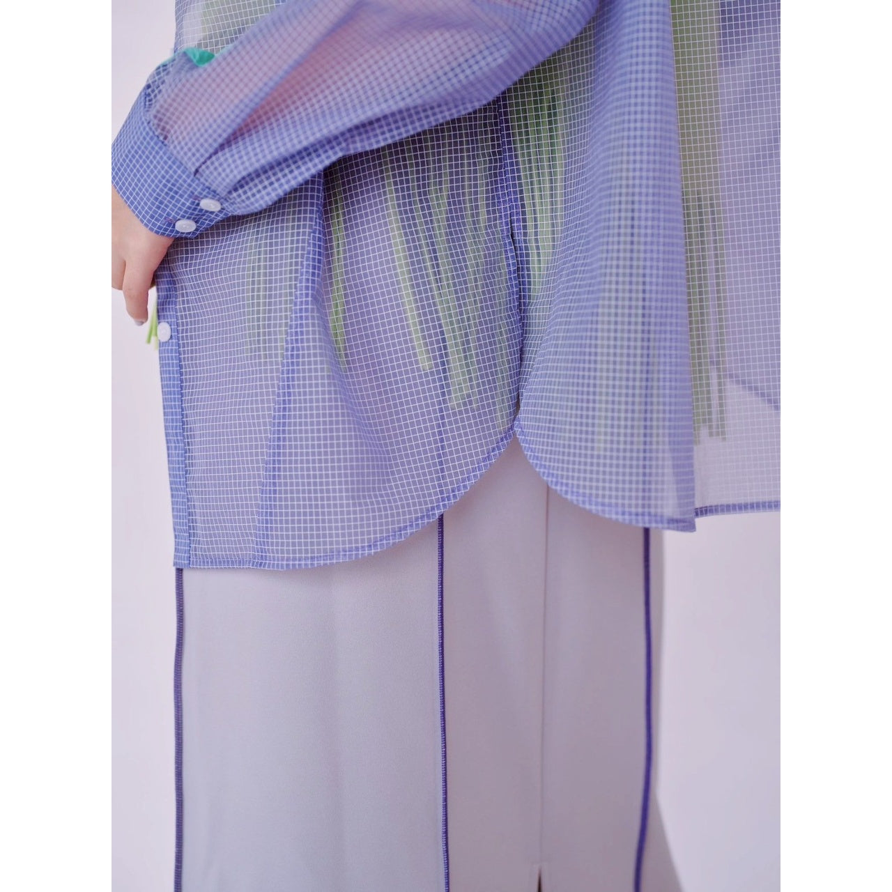 【PRE-ORDER】SHEER CHECK SHIRT