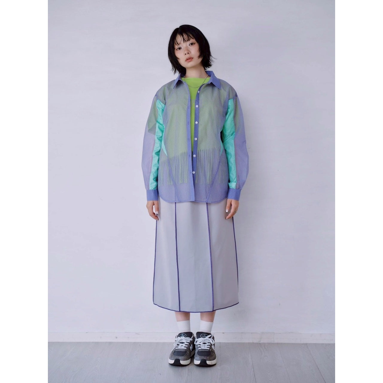 【PRE-ORDER】SHEER CHECK SHIRT