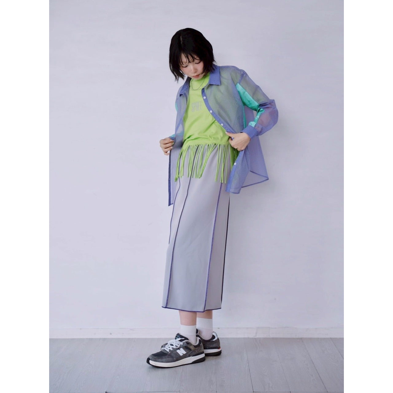 【PRE-ORDER】SHEER CHECK SHIRT