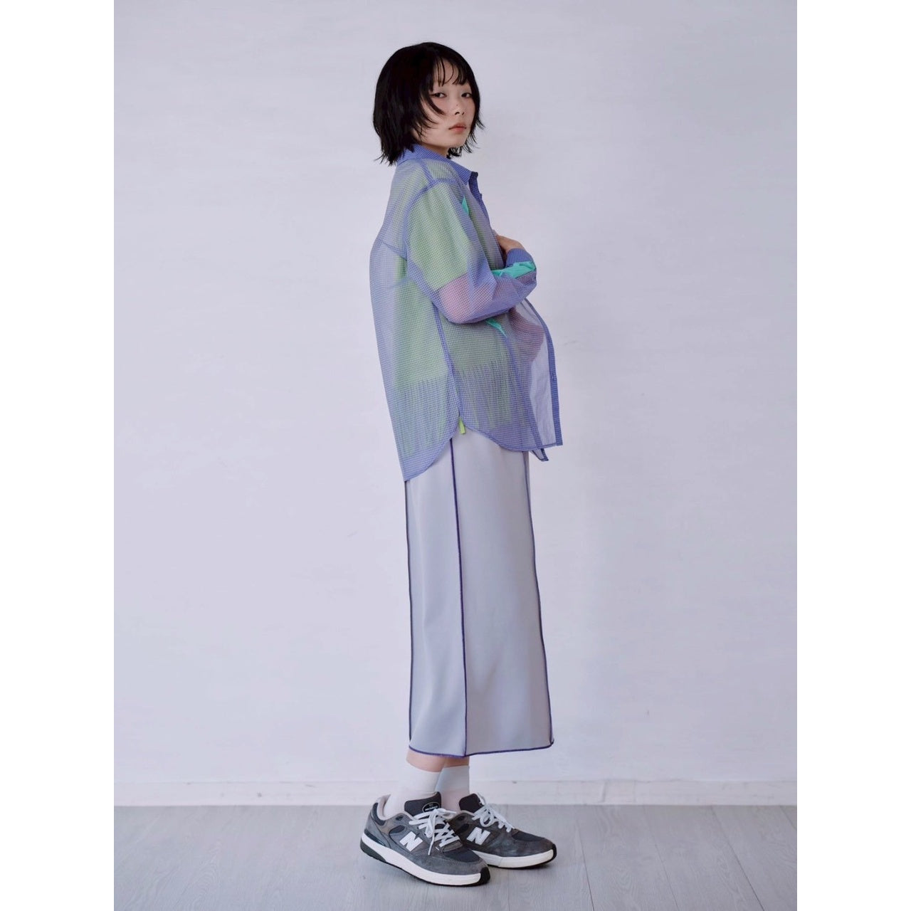 【PRE-ORDER】SHEER CHECK SHIRT