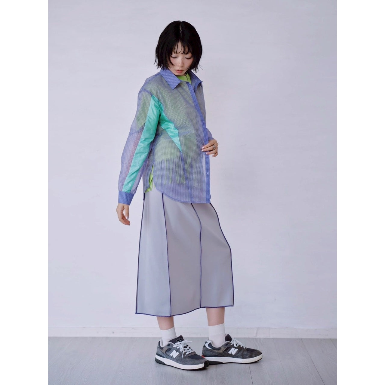 【PRE-ORDER】SHEER CHECK SHIRT