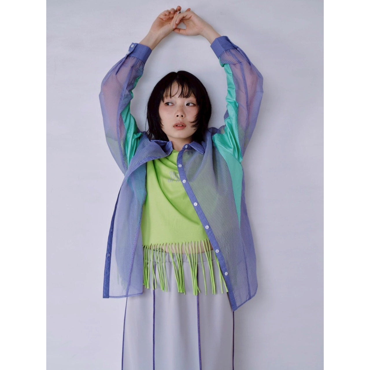 【PRE-ORDER】SHEER CHECK SHIRT