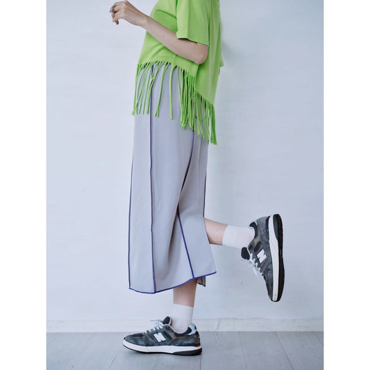 【PRE-ORDER】OUTSEAM STITCH SWEAT SKIRT