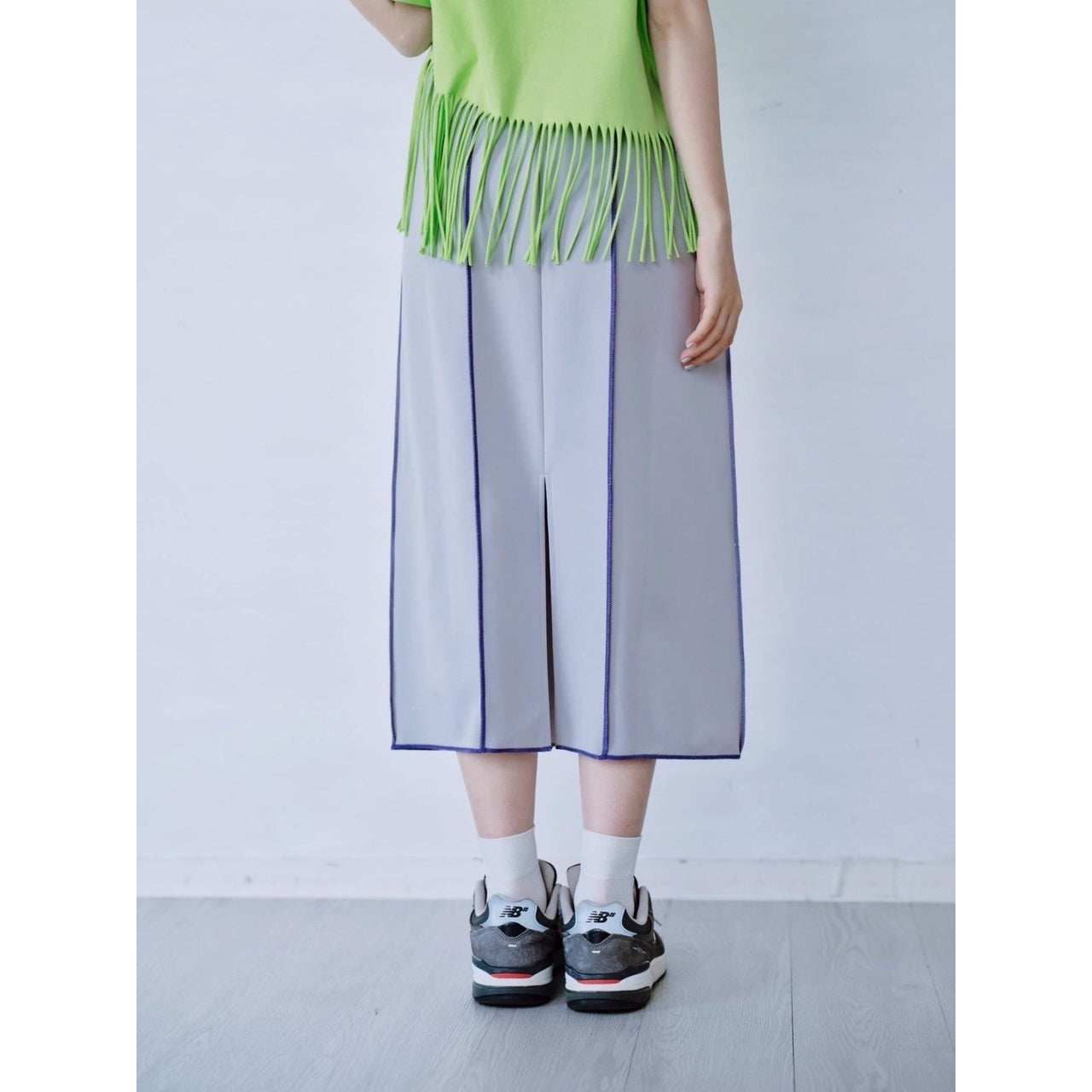 【PRE-ORDER】OUTSEAM STITCH SWEAT SKIRT