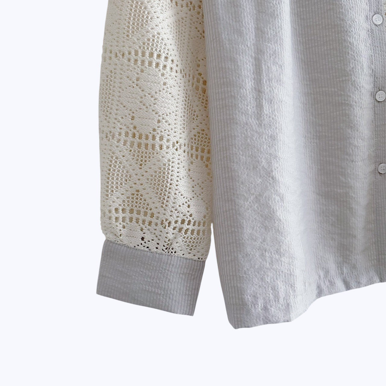 【PRE-ORDER】LACE PANEL SHIRT