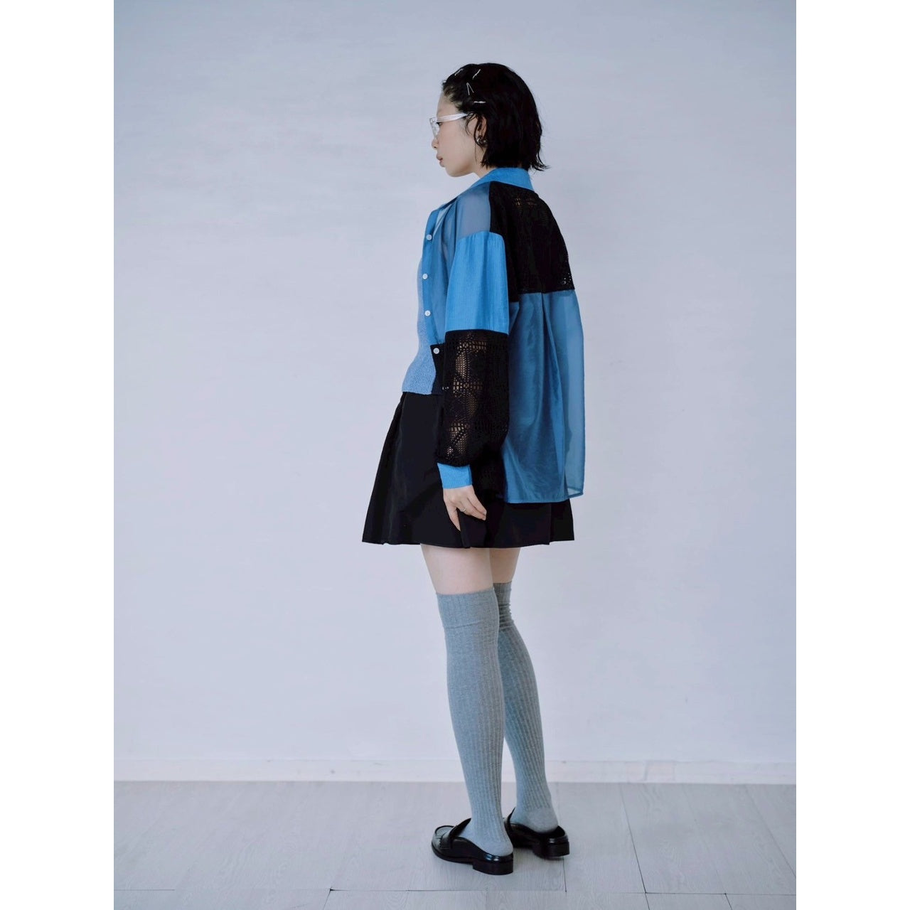 【PRE-ORDER】LACE PANEL SHIRT