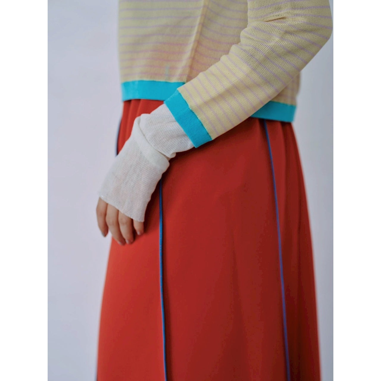 【PRE-ORDER】CONTRAST PIPING CARDIGAN