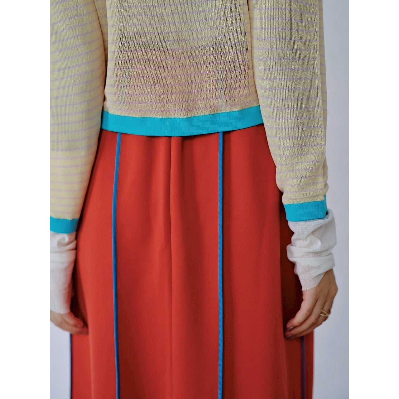 【PRE-ORDER】CONTRAST PIPING CARDIGAN