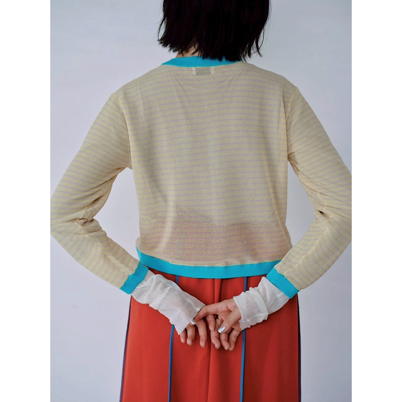 【PRE-ORDER】CONTRAST PIPING CARDIGAN