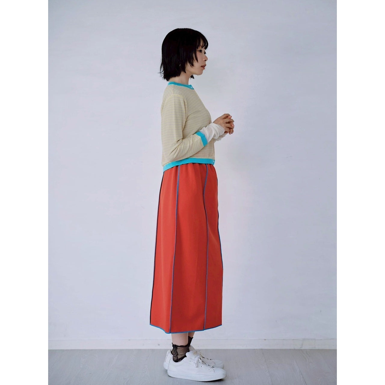 【PRE-ORDER】CONTRAST PIPING CARDIGAN