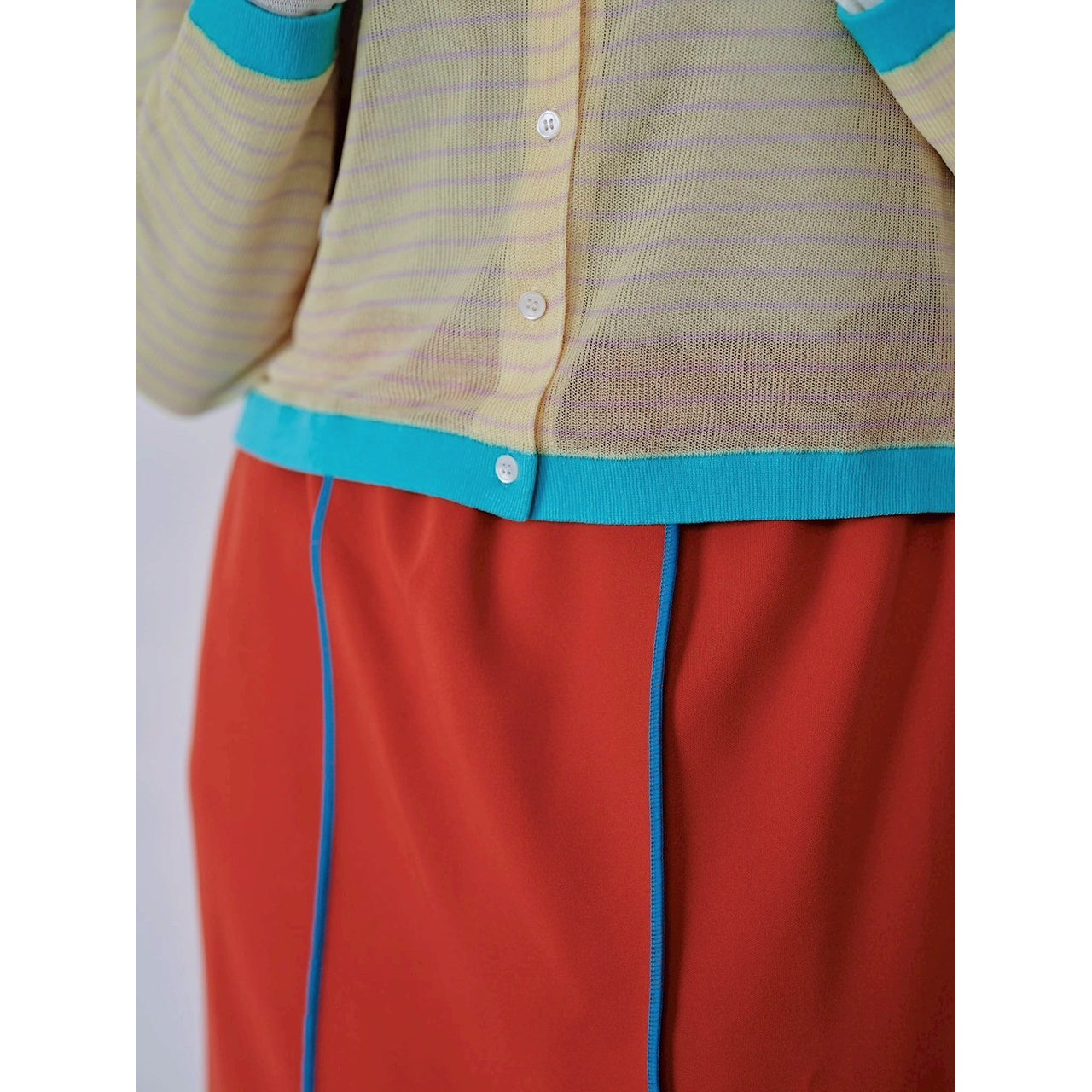 【PRE-ORDER】CONTRAST PIPING CARDIGAN