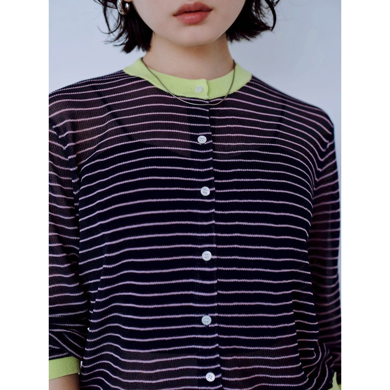 【PRE-ORDER】CONTRAST PIPING CARDIGAN