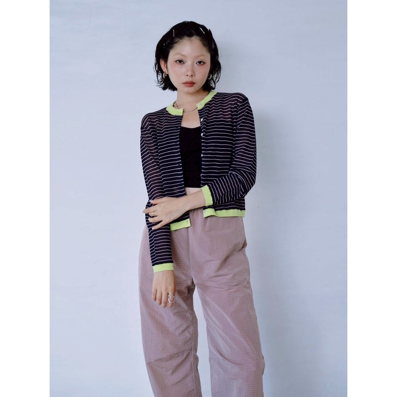 【PRE-ORDER】CONTRAST PIPING CARDIGAN