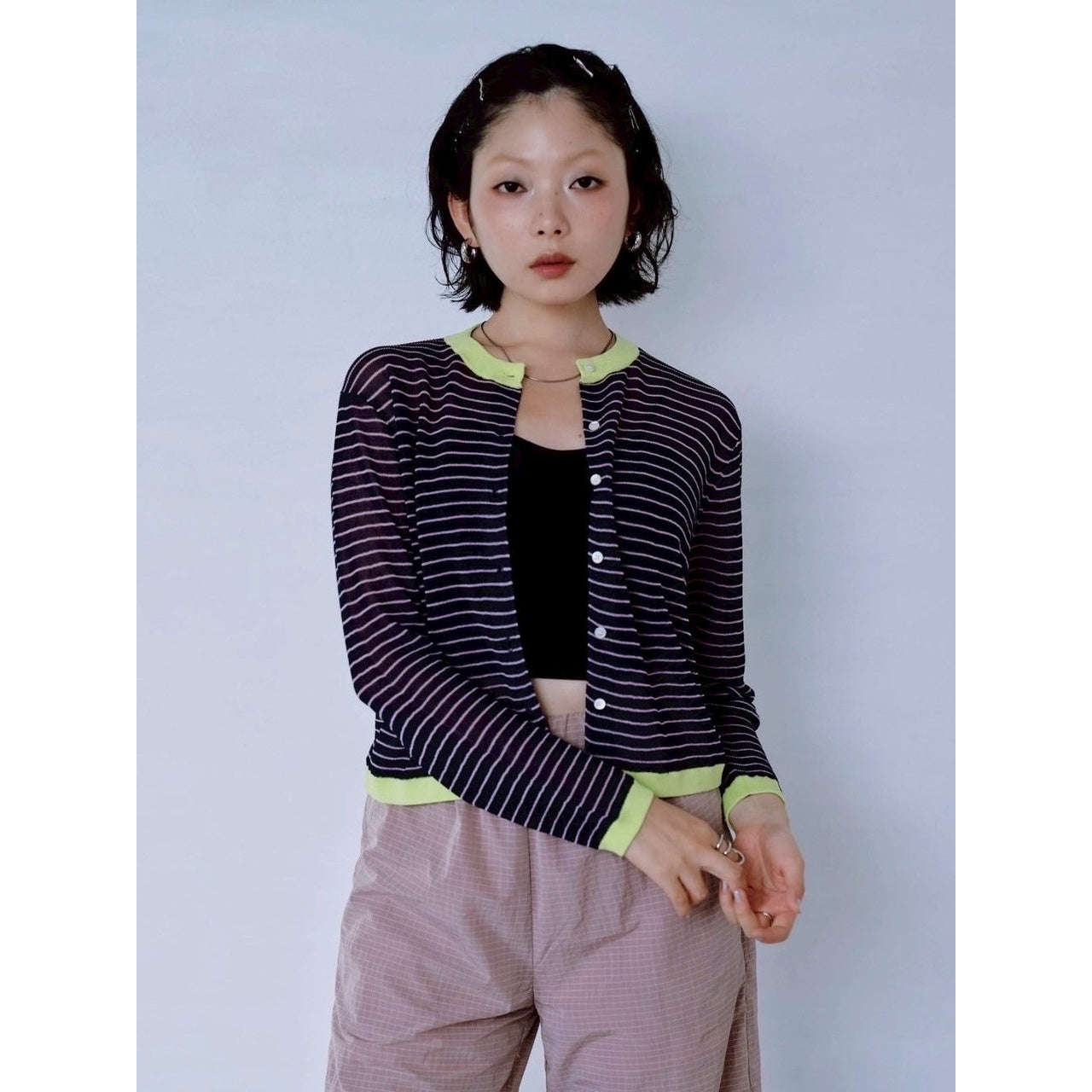 【PRE-ORDER】CONTRAST PIPING CARDIGAN