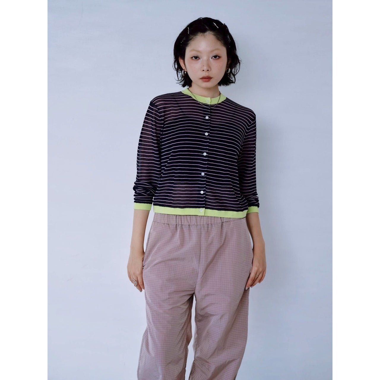 【PRE-ORDER】CONTRAST PIPING CARDIGAN