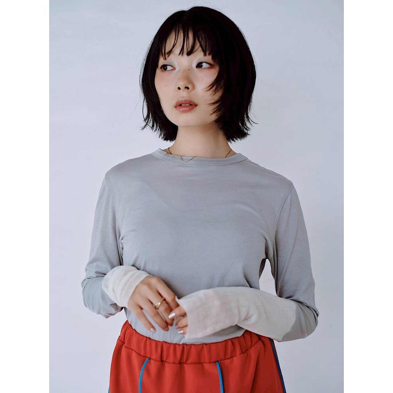 【PRE-ORDER】COLOR CUFF L/S TEE